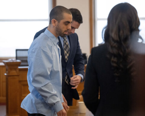 Novelist Salman Rushdie faces his accused stabber in New York courtroom