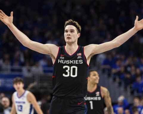 UConn's Liam McNeeley draws inspiration for 38-point performance from Creighton fans heckling Hurley