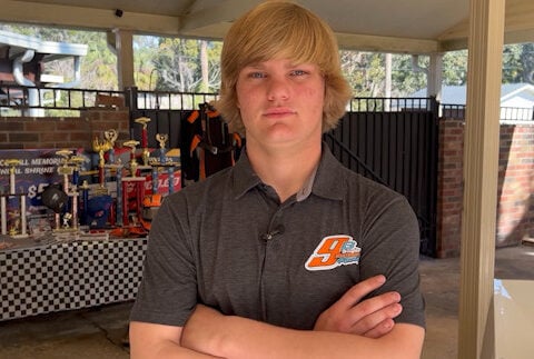 Thunderbolt teen tearing up the track