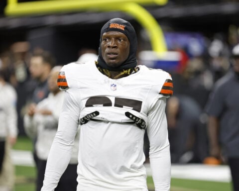 NFL wide receiver Kadarius Toney is charged with assaulting a woman