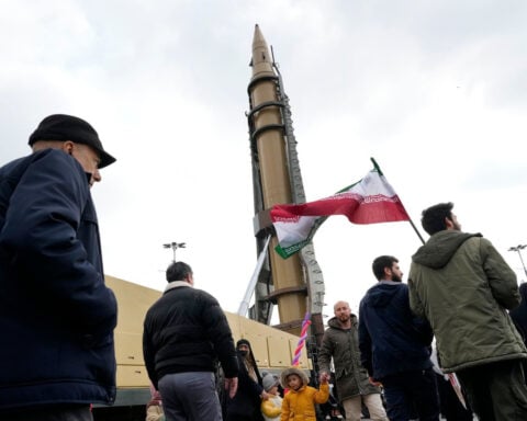Iran is rearming its missile program and a ship of supplies just arrived from China, Western sources say