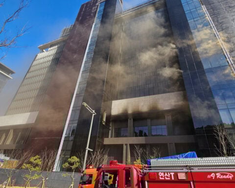 Six dead at resort construction site fire in South Korea's Busan