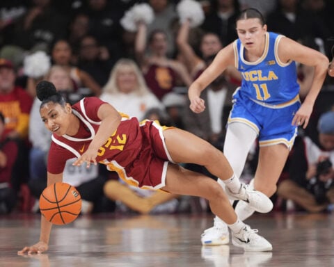 No. 1 UCLA ends its run as nation's lone unbeaten team with upset loss to crosstown rival USC