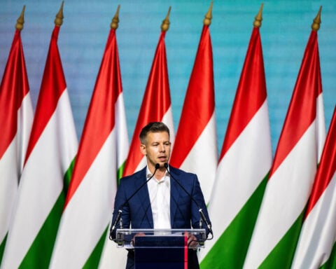 Hungary opposition leader vows to boost the economy and tackle cost-of-living crisis