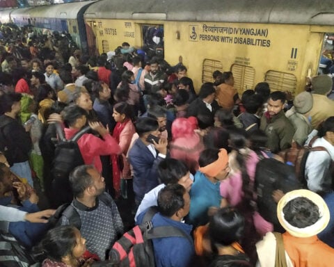 At least 18 people are dead after a stampede at New Delhi railway station in India