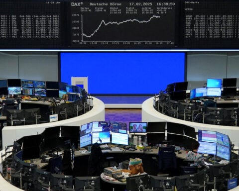 Europe stocks end at record high with defence spending spike in focus