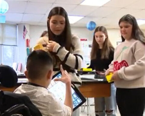 Students win $12K technology prize in STEM competition by helping classmate with special needs