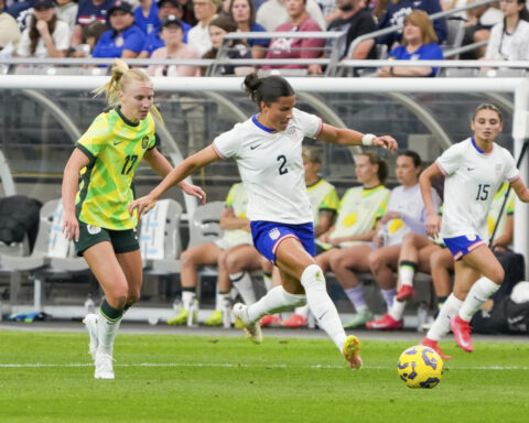 Biyendolo and Cooper score as United States beats Australia 2-1 in SheBelieves Cup