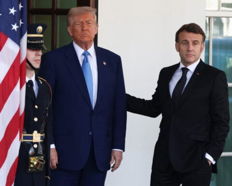 Trump, Macron display stark differences on Ukraine despite friendly veneer