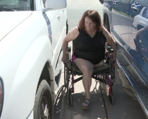 Caught on camera: Cancer survivor's wheelchair taken from her driveway