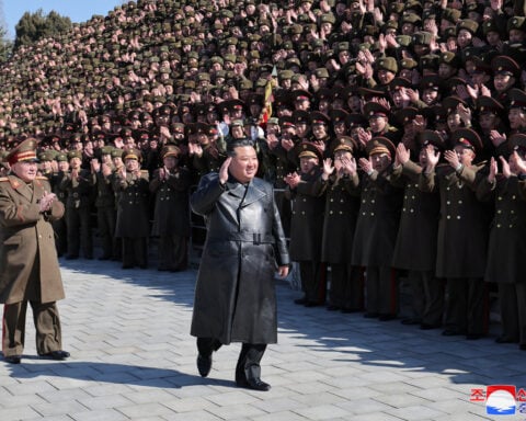 North Korea's Kim says weapons without ideology are 'ironware', driving home military loyalty