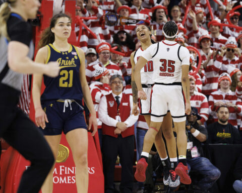 North Carolina State's Zoe Brooks is AP women's basketball player of the week