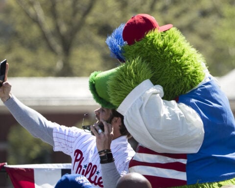 Bryce Harper takes his love for the Phillie Phanatic to the next level with a tattoo