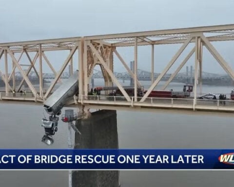 How Louisville Fire's training changed after rescuing semi driver on Clark Memorial Bridge