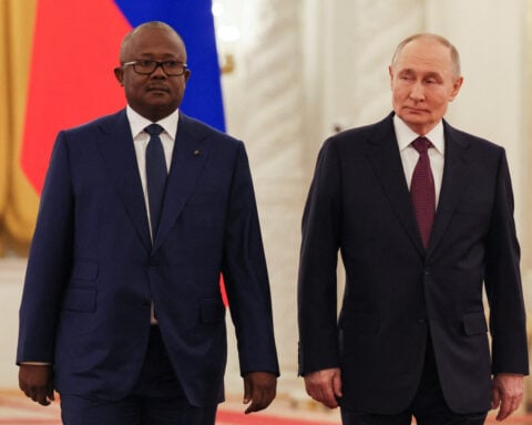 Putin hosts Guinea-Bissau leader as Russia builds Africa ties