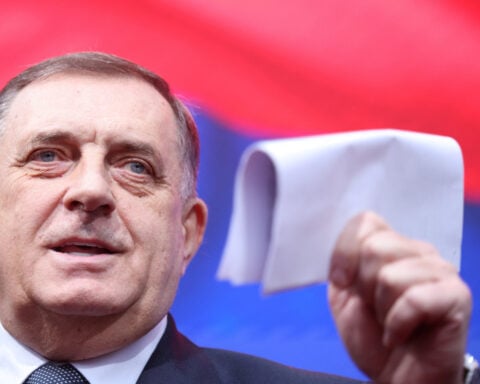 Kremlin says jail term for Bosnian Serb separatist leader Dodik was politically-motivated