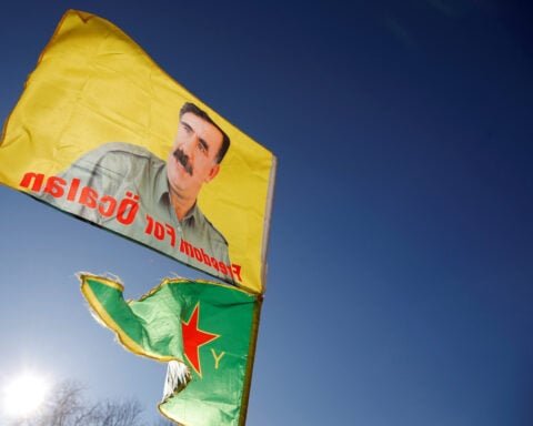 Jailed Kurdish militant leader calls on PKK to dissolve, pro-Kurdish party says