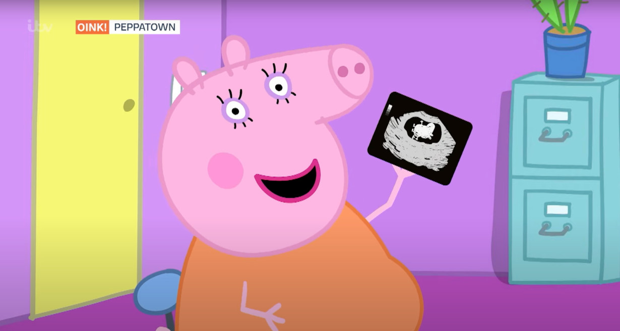 Peppa Pig is getting another little brother or sister