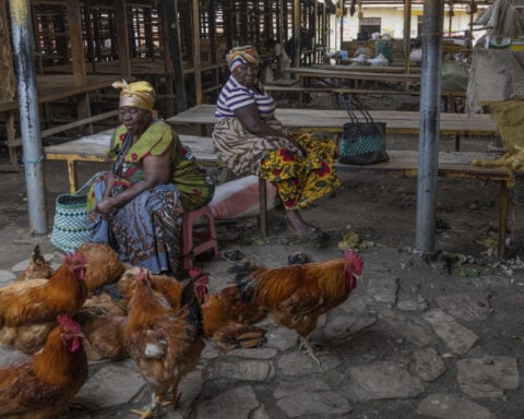 It's been a month since rebels seized an eastern Congo city. Goma residents say they are struggling