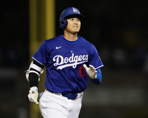 Dodgers star Shohei Ohtani hits HR in 1st spring at-bat following offseason shoulder surgery