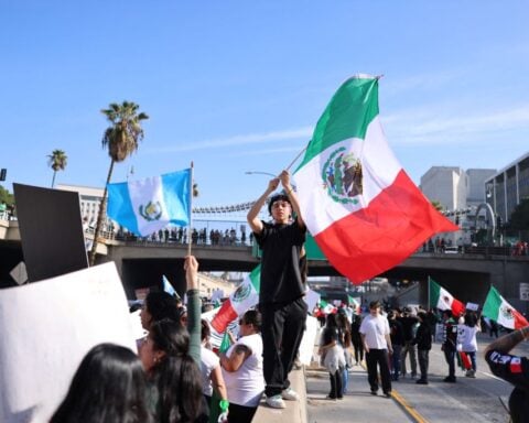 Immigration protests commence across L.A.; Spring street demonstration dispersed