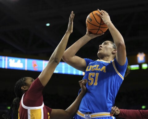 JuJu Watkins scores 30, No. 4 USC defeats No. 2 UCLA 80-67 to win 1st Big Ten regular-season title