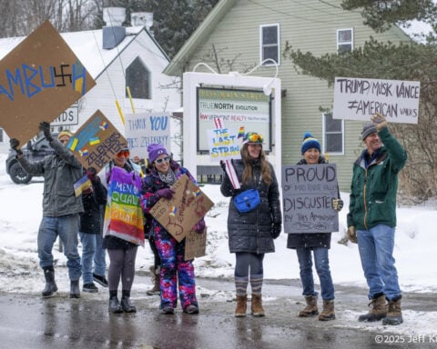 Crowds protest near Vermont ski resort where JD Vance planned vacation with family