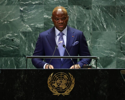 Gabon interim president Nguema will run in April presidential election
