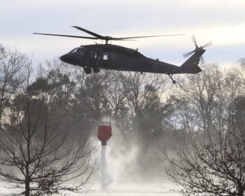 Lighter winds help crews fighting wildfires in South and North Carolina