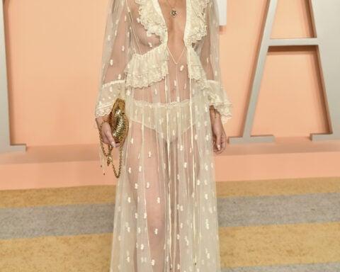 They were there, but barely: Celebs embrace naked fashion trend at Oscar after-parties
