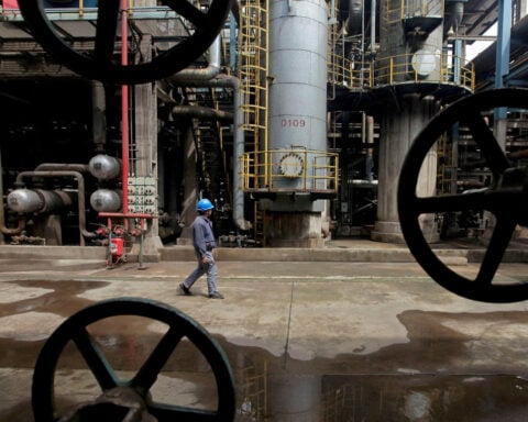 Brent settles down, hit 6-month low on OPEC+ output rise, tariffs, Ukraine news