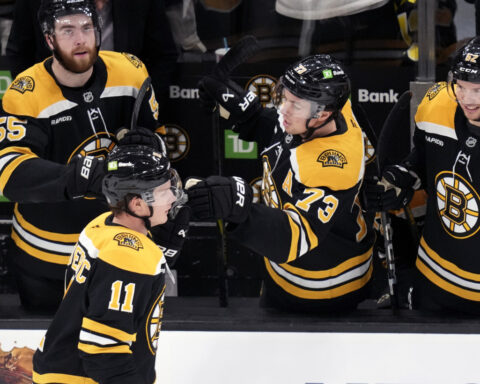 Bruins trade big forward Trent Frederic to the Oilers in a 3-team deal with the Devils