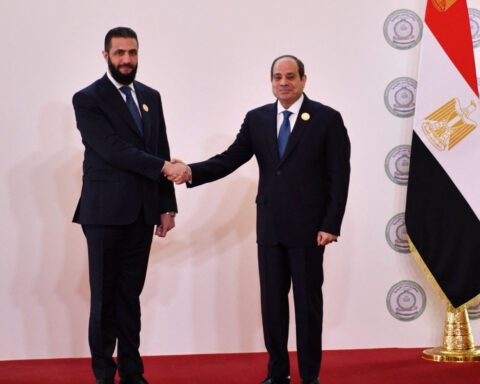 Egypt's Sisi meets Syria's Sharaa in Cairo for first time