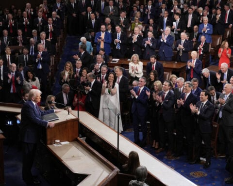 Trump's address to Congress showed the country's stark partisan divide