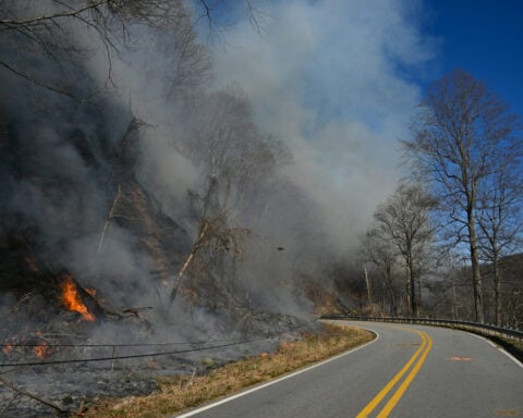 Carolina wildfires followed months of weather whiplash, from drought to hurricane-fueled floods and back to drought