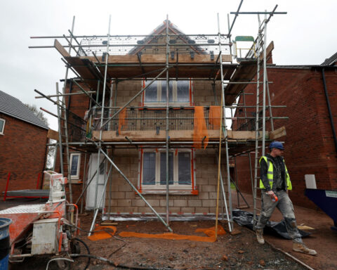 UK construction PMI falls to lowest since 2020 as house-building plummets