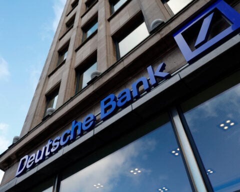 Deutsche Bank shares head for biggest two-day gain since 2011