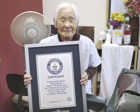 Meet the world's oldest female barber. A 108-year-old Japanese woman is overjoyed at the recognition