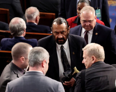 US House censures Democrat Al Green for protesting Trump's speech