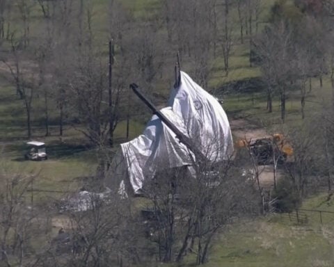 US surveillance balloon breaks free near Texas border and travels to Dallas area before crashing