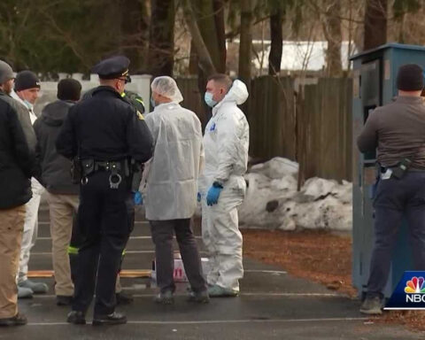 Police find person dead inside burning clothing donation box