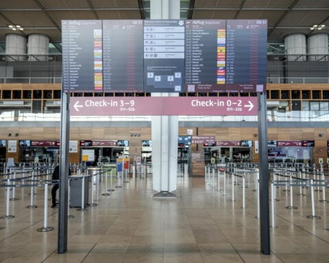 A one-day strike at 13 German airports, including the main hubs, brings most flights to a halt