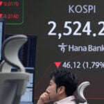 Asian shares dip in an echo of Wall Street's sell-off amid alarm over Trump's tariffs