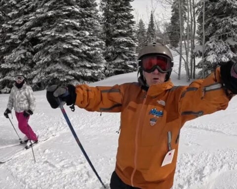 Ski instructor Nancy Lierman, 90, celebrates milestone birthday with family on slopes