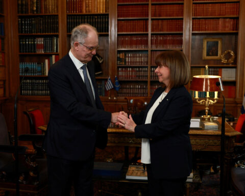 Greece's former parliament speaker sworn in as president