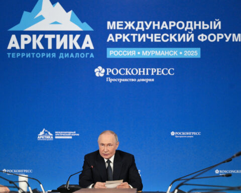Russia's Putin launches nuclear-powered submarine