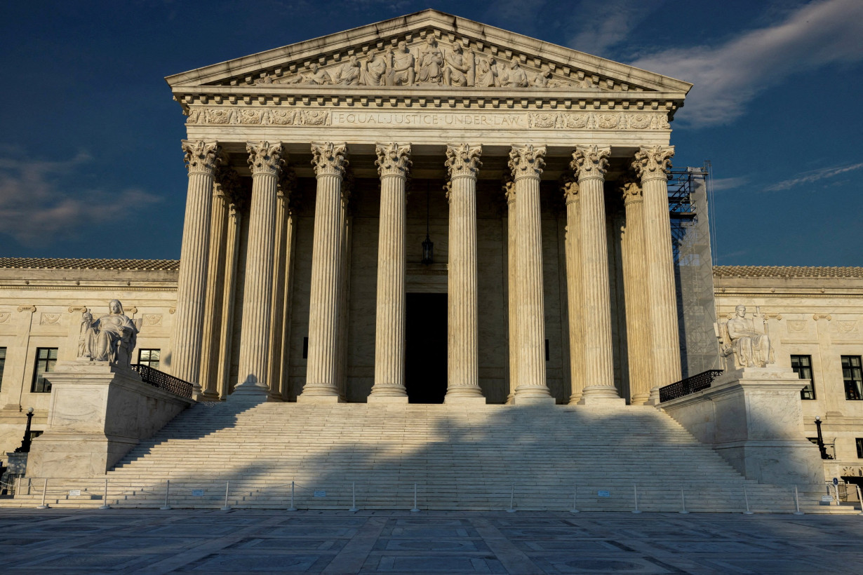 FILE PHOTO: A view of the U.S. Supreme Court, in Washington