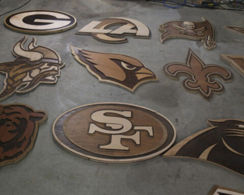 'This is the coolest thing I've ever done': Milwaukee-area artist creates display for the NFL Draft