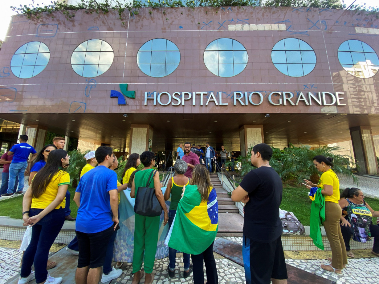 Former Brazil President Bolsonaro hospitalized with abdominal pain