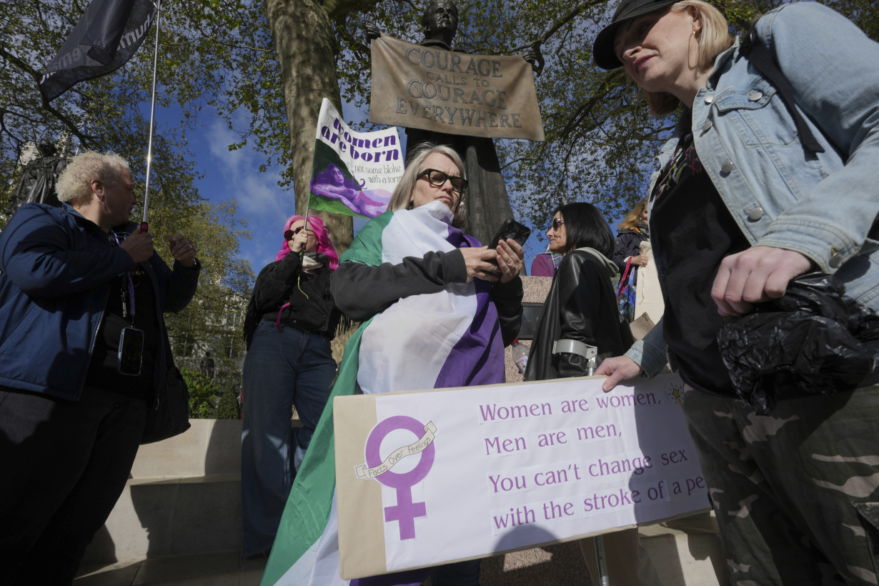 UK's top court says definition of a woman is based on biological sex and excludes transgender people